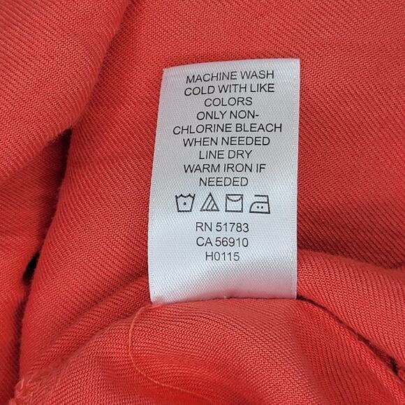 Maurices‎ Button Down Tank Top Coral Size L - Picture 9 of 11
